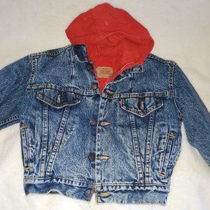 Levis Trucker Jacket Vintage 80s Hoodie
